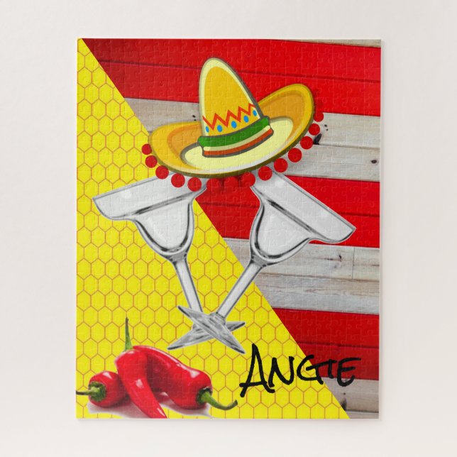 Puzzles Mexican Drinks Hot Peppers (Vertical)