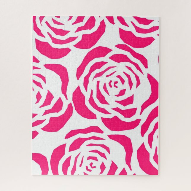 Puzzles Motif léopard rose (Vertical)