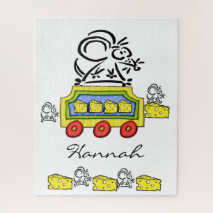 Puzzles Mouse Cheese Train Ride