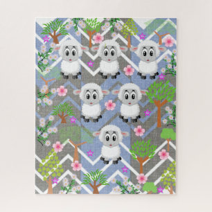 Puzzles Moutons blancs