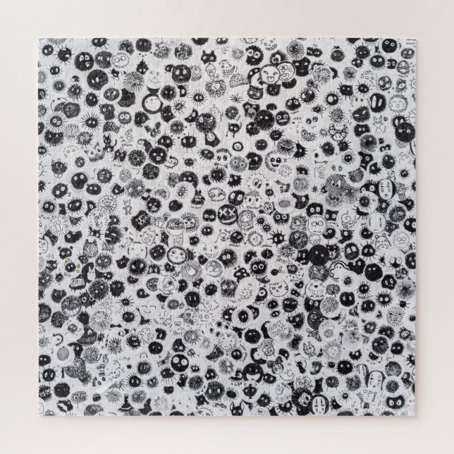 Puzzles noirs et blancs Impossible pour les adulte (Vertical)