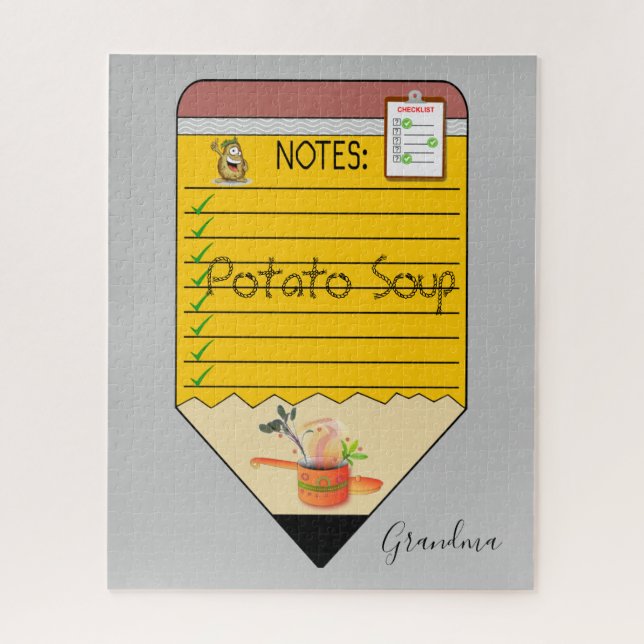 Puzzles Notes Potato Soup (Vertical)