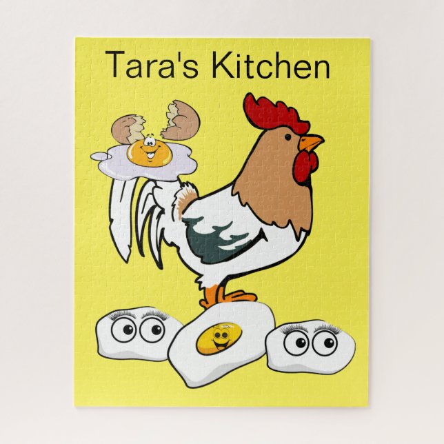 Puzzles oeufs de poulet (Vertical)