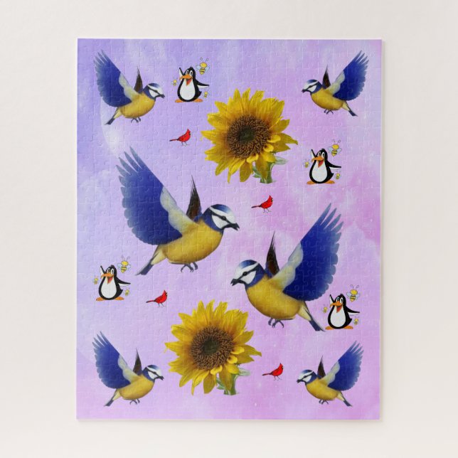 Puzzles Oiseaux Penguin (Vertical)