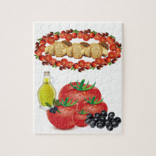 Puzzles Olive Oil Tomatoes