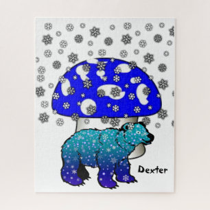 Puzzles Ours Polaires Snowflakes Champignons