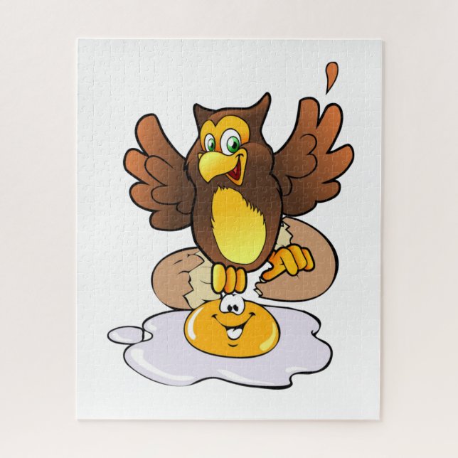Puzzles Owl Eggs Breakfast (Vertical)