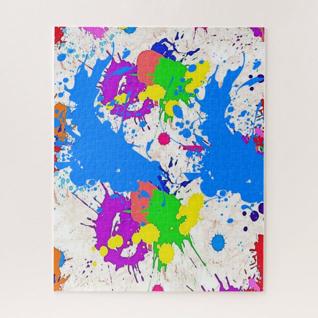 Puzzles Paint Splatter (Vertical)