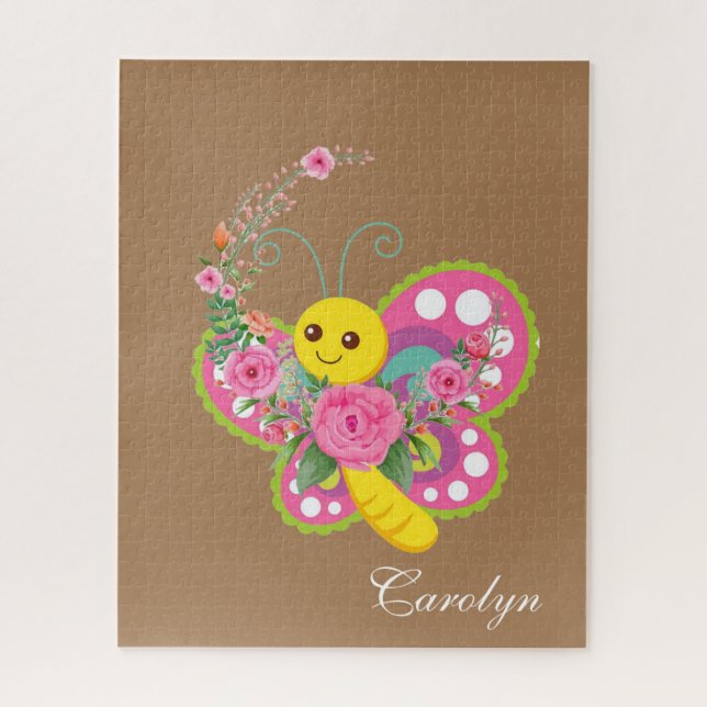 Puzzles Papillon Beige Floral (Vertical)