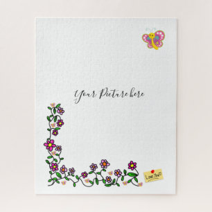 Puzzles papillon floral