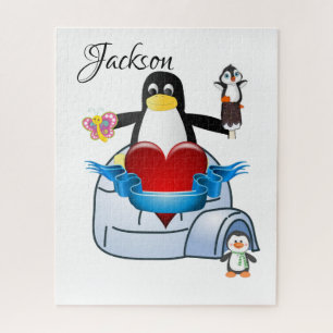 Puzzles Papillon Penguin Coeurs heureux Valentin