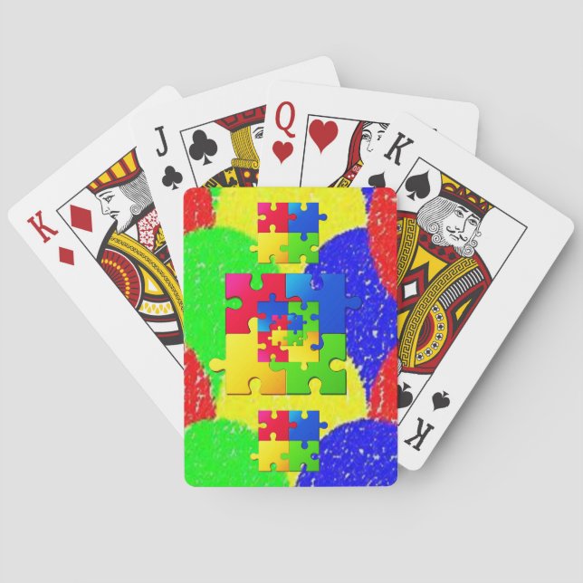 Puzzles Playing Card Deck (Back)