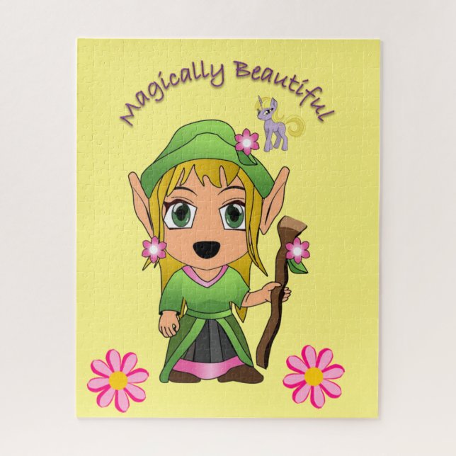 Puzzles Pony Floral (Vertical)