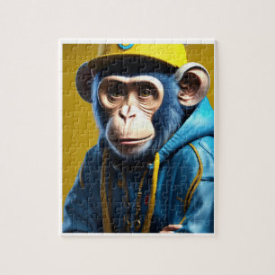 Puzzles pour enfants - singe