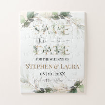 Puzzles Save the Date Card