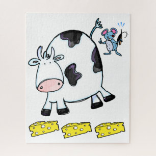 Puzzles Souris Fromage de vache