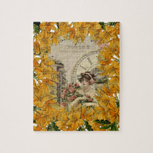 Puzzles Victorian Floral Flowers
