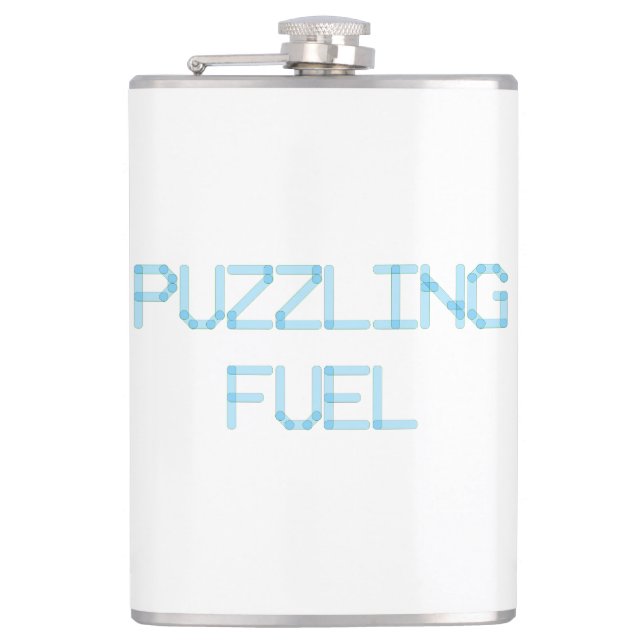 PUZZLING FUEL HIP FLASK (Front)