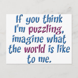 Puzzling World Postcard