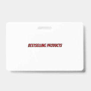 PVC Plastic Badge