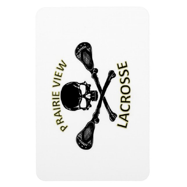 PVSkull and Sticks Magnet (Vertical)