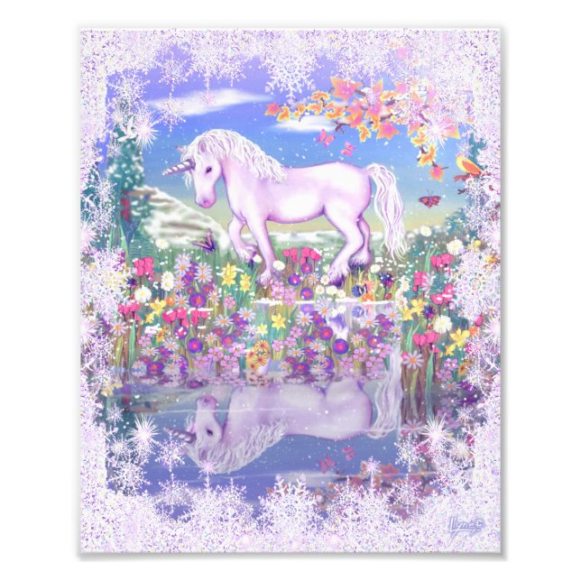 PW Snowflake Photo Print (Front)