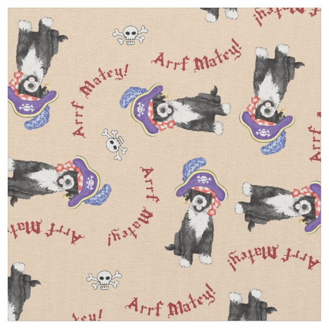 PWD pirate Fabric (Close Up)
