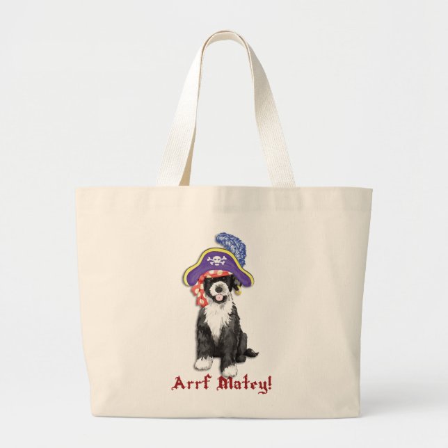 PWD Pirate Large Tote Bag (Front)