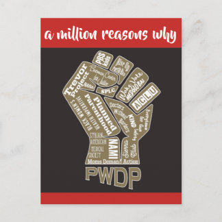 PWDP $1M Fist Postcard