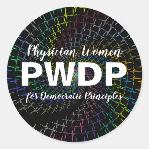 PWDP ecg vortex stickers