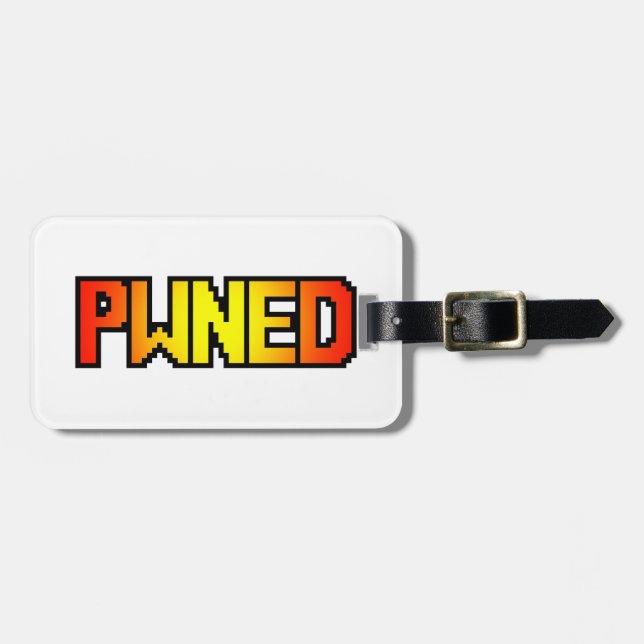 PWNED LUGGAGE TAG (Front Horizontal)