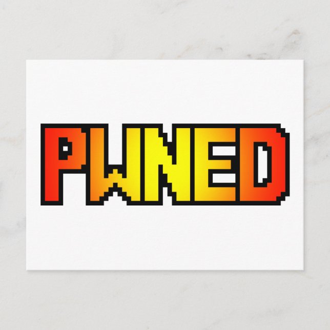 PWNED POSTCARD (Front)