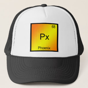 Px - Phoenix Funny Chemistry Symbol Element Tee Trucker Hat
