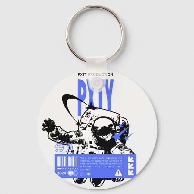 PXTY Astronaut Keychain (Front)