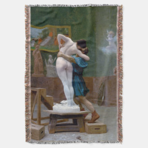 Pygmalion and Galatea Throw Blanket