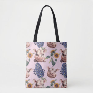 Pygmée Joueuse Hippo & Sac fourre-tout Floral
