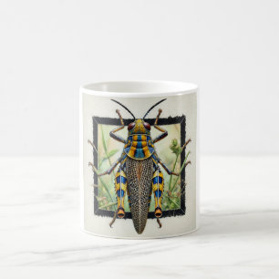 Pygmy Grasshopper 020924IREF232 - Watercolor Coffee Mug
