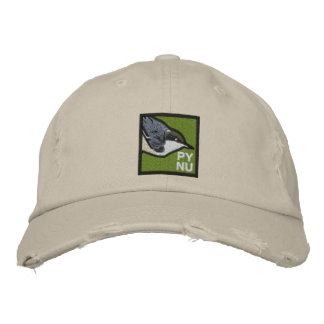 Pygmy Nuthatch Embroidered Hat 2