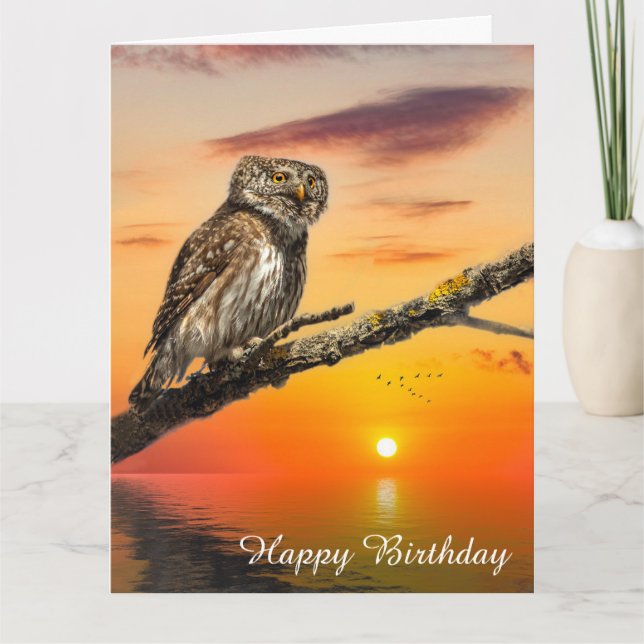 Pygmy Owl Card (Front)