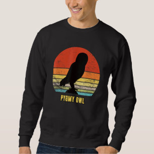 Pygmy Owl little Owls Bird Night Moon Owl Sweatshirt
