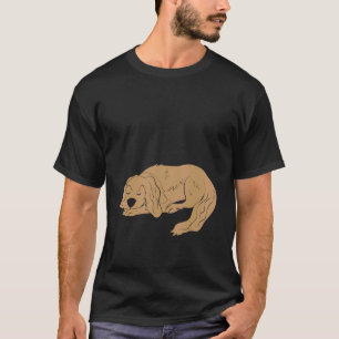 Pyjamas Child Snooze Light Golden Retriever Sle T-Shirt