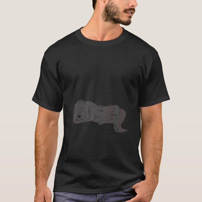 Pyjamas Child Snooze Light Newfoundland Sleep T-Shirt (Front)