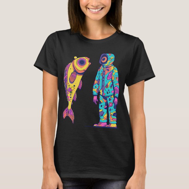 Pyjamas man and the fish T-Shirt (Front)
