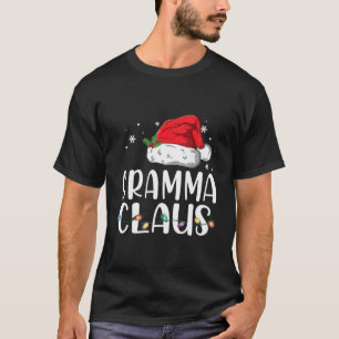 Pyjamas T-Shirt de Noël de Gramma Claus Père Noël