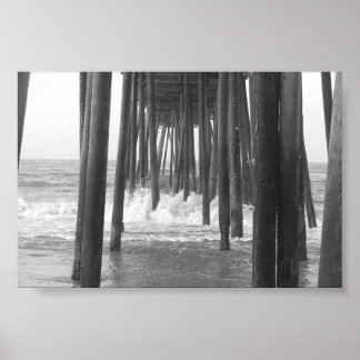 Pylons of the Pier Poster