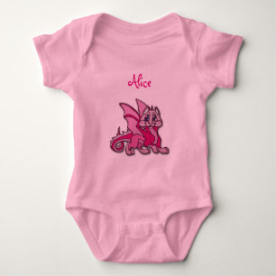 Pynky the dragon baby bodysuit