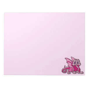 Pynky the dragon notepad