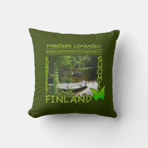 Pynnösen Lomamökit custom pillow