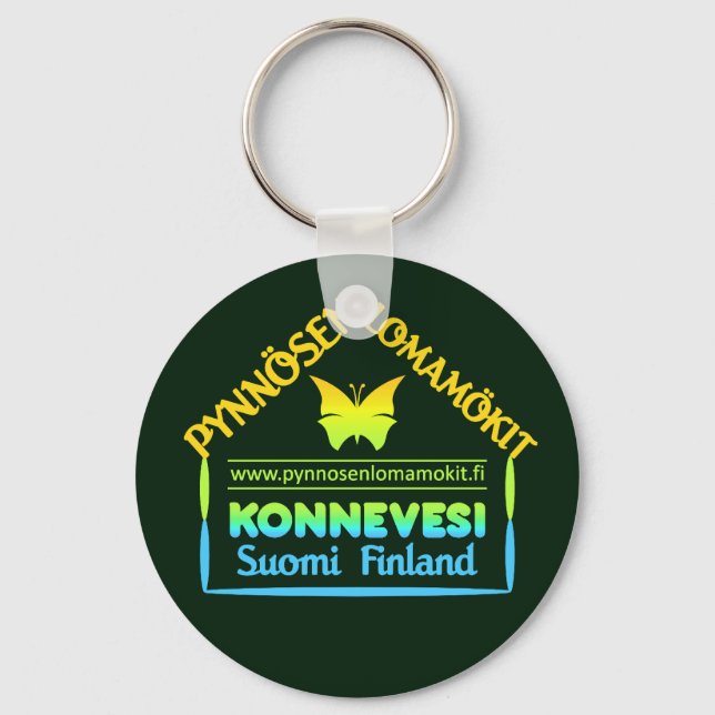 Pynnösen Lomamökit key chain (Front)