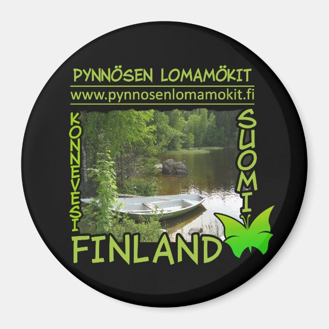 Pynnösen Lomamökit magnet (Front)